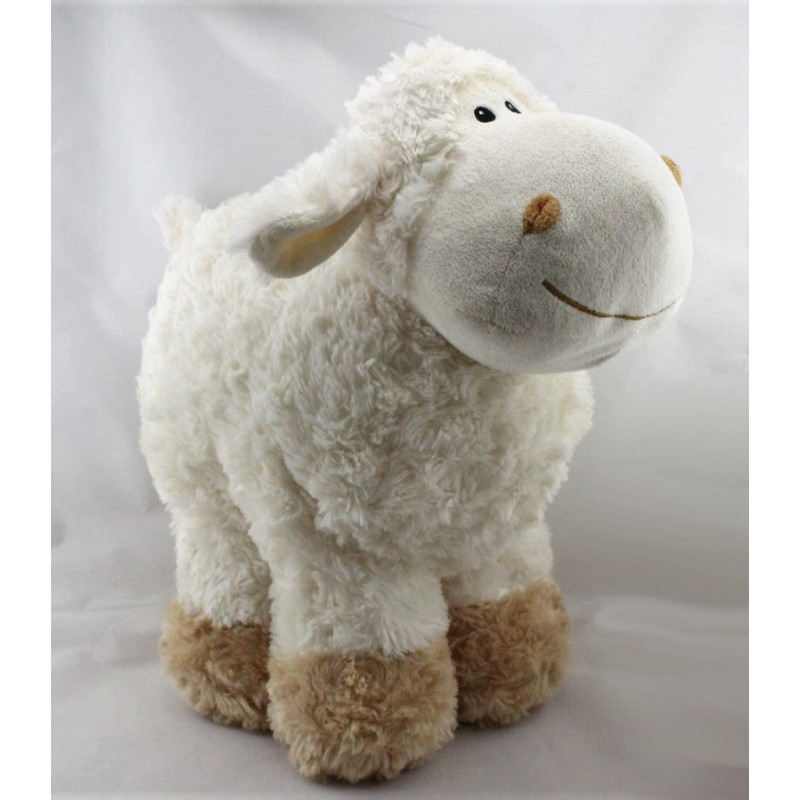 Bieco Grand Mouton en Peluche, 45cm Peluche Geante XXL