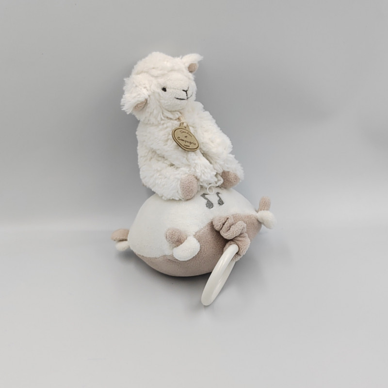 BB&Co - Doudou peluche mouton - Blanc par OB Designs