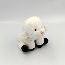 Petit doudou mouton blanc noir
