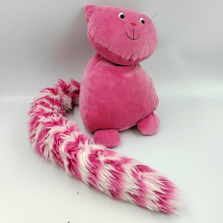 Doudou peluche chat rose KITTY GALORE