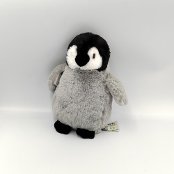 Peluche pingouin gris noir RE PETS NATURE PLANET