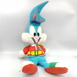 Peluche lapin bleu rouge Buster Bunny Tiny Toons WARNER BROS