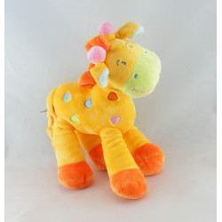 Doudou Girafe jaune MOTS D'ENFANTS
